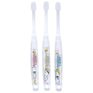 Peanuts Snoopy & Friends Set of 3 Toothbrushes for  0-3 Year Old