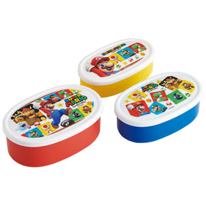 Super Mario Set of 3 Food Containers