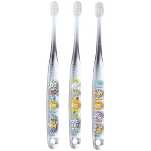 Okaasan To Issho Set of 3 Toothbrushes for  0-3 Year Old