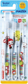 Maizen JJ & Mikey Set of 3 Toothbrushes for  6-12 Year Old
