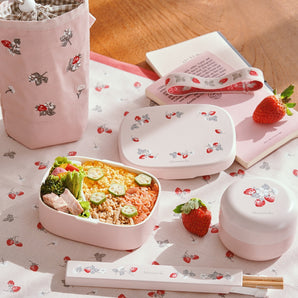 Yamanaka Lacquer Strawberry Antibacterial Lunch Box 400ml
