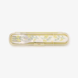 Mimosa Print Fork with Carry Case