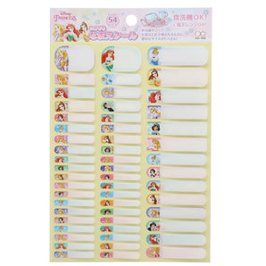 Disney Princess Label Stickers 54 Pieces